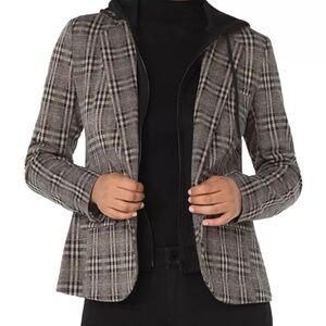 Liverpool Los Ángeles Plaid Boyfriend Blazer XS